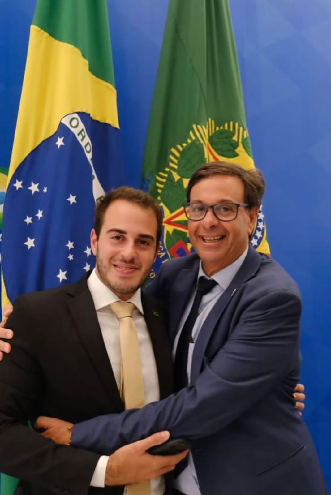 Gilson Machado e Gilson Filho em Brasília
